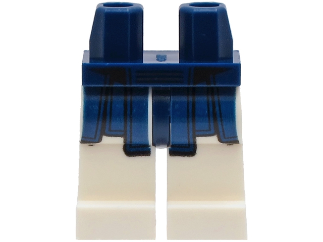 LEGO® los onderdeel Benen met Motief Donkerblauw 970c01pb53