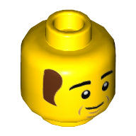 LEGO® los onderdeel Hoofd in kleur Geel 3626cpb2733