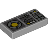 LEGO® Tegel met Motief Licht Blauwachtig Grijs 3069bpb0847
