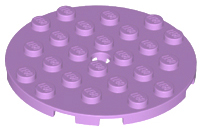 LEGO® los onderdeel Plaat Rond Medium Lavendel 11213