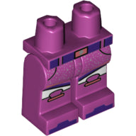 LEGO® los onderdeel Benen met Motief Magenta 970c00pb1179