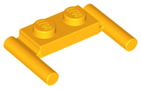 LEGO® onderdeel Plaat Aangepast Helder Licht Oranje 3839b
