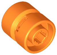 LEGO® los onderdeel Wiel in kleur Oranje 6014b