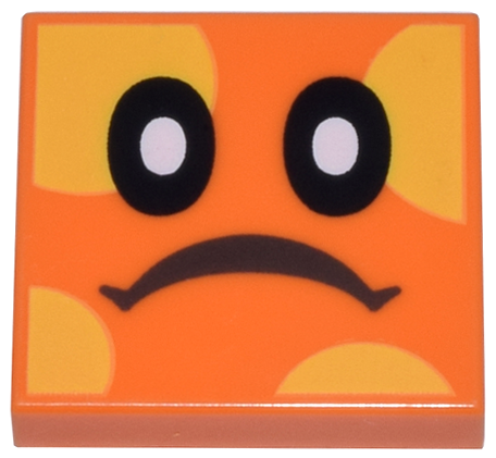 LEGO® los onderdeel Tegel met Motief Oranje 3068bpb1528