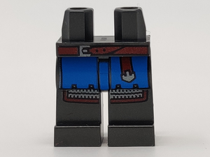 LEGO® Benen met Motief Parel Donkergrijs 970c00pb1172