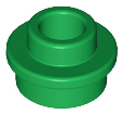 LEGO® los onderdeel Plaat Rond in kleur Groen 85861