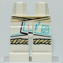 Plaatje in Gallery viewer laden, LEGO® los onderdeel Benen met Motief Wit 970c00pb1314