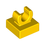 LEGO® los onderdeel Tegel Aangepast in kleur Geel 15712