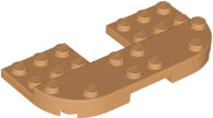 LEGO® los onderdeel Plaat Rond in kleur Medium Noga 73832
