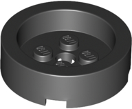 LEGO® los onderdeel Steen Rond in kleur Zwart 68325