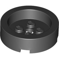 LEGO® los onderdeel Steen Rond in kleur Zwart 68325