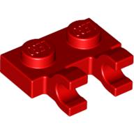 LEGO® los onderdeel Plaat Aangepast in kleur Rood 60470b