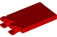LEGO® los onderdeel Tegel Aangepast in kleur Rood 30350b