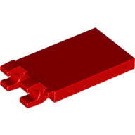 LEGO® los onderdeel Tegel Aangepast in kleur Rood 30350b