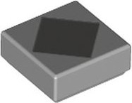 LEGO® Tegel met Motief Licht Blauwachtig Grijs 3070bpb226