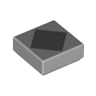 LEGO® Tegel met Motief Licht Blauwachtig Grijs 3070bpb226