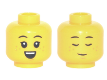Plaatje in Gallery viewer laden, LEGO® los onderdeel Hoofd in kleur Geel 3626cpb2913