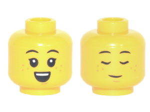 LEGO® los onderdeel Hoofd in kleur Geel 3626cpb2913