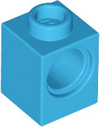 Plaatje in Gallery viewer laden, LEGO® los onderdeel Technische Steen Donker Azuurblauw 6541