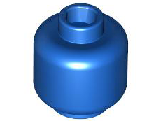 LEGO® los onderdeel Hoofd in kleur Blauw 3626c