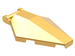 LEGO® los onderdeel Voorruit in kleur Metallic Gold 27262