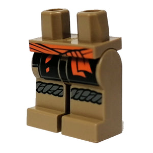 LEGO® Benen met Motief Donker Geelbruin 970c00pb1313