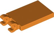 LEGO® los onderdeel Tegel Aangepast in kleur Oranje 30350b