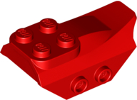 LEGO® los onderdeel Dakpan Gebogen in kleur Rood 79897