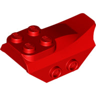LEGO® los onderdeel Dakpan Gebogen in kleur Rood 79897