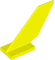 LEGO® los onderdeel Staart in kleur Neon geel 6239
