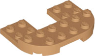 LEGO® los onderdeel Plaat Rond in kleur Medium Noga 89681