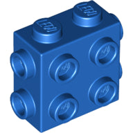 LEGO® los onderdeel Steen Aangepast in kleur Blauw 67329