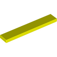 Plaatje in Gallery viewer laden, LEGO® los onderdeel Tegel Algemeen in kleur Neon geel 6636