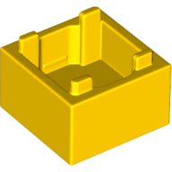 Plaatje in Gallery viewer laden, LEGO® los onderdeel Container in kleur Geel 35700