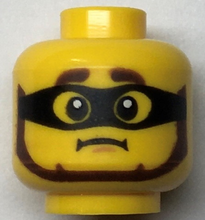 Plaatje in Gallery viewer laden, LEGO® los onderdeel Hoofd in kleur Geel 3626cpb2975