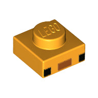 LEGO® Plaat met Motief Helder Licht Oranje 3024pb017