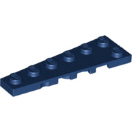 LEGO® los onderdeel Wig Plaat in kleur Donkerblauw 78443