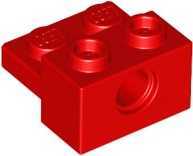 Plaatje in Gallery viewer laden, LEGO® los onderdeel Technische Steen in kleur Rood 73109
