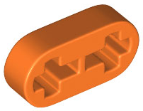 Plaatje in Gallery viewer laden, LEGO® los onderdeel Technische Hefbalk in kleur Oranje 41677