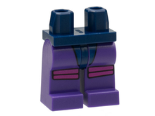 Plaatje in Gallery viewer laden, LEGO® los onderdeel Benen met Motief Donkerblauw 970c89pb06