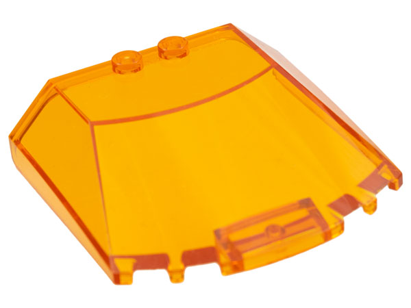 LEGO® los onderdeel Voorruit Doorzichtig Oranje 65633