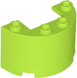 LEGO® los onderdeel Cilinder in kleur Limoen 24593