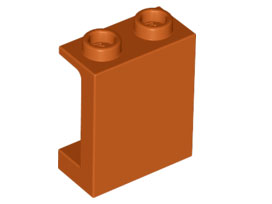 LEGO® los onderdeel Paneel in kleur Donker Oranje 87552