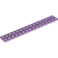 Plaatje in Gallery viewer laden, LEGO® los onderdeel Plaat Algemeen in kleur Lavendel 4282