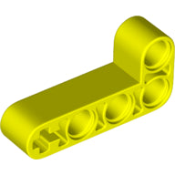 Plaatje in Gallery viewer laden, LEGO® los onderdeel Technische Hefbalk Neon geel 32140