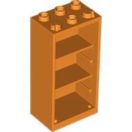 Plaatje in Gallery viewer laden, LEGO® los onderdeel Container in kleur Oranje 2656