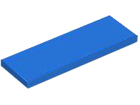 LEGO® los onderdeel Tegel Algemeen in kleur Blauw 69729