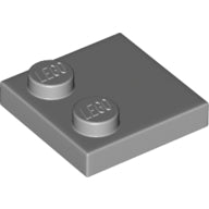 Plaatje in Gallery viewer laden, LEGO® los onderdeel Tegel Aangepast Metallisch Zilver 33909