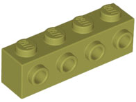 LEGO® los onderdeel Steen Aangepast Olijfgroen 30414