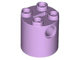 LEGO® los onderdeel Steen Rond in kleur Lavendel 30361c
